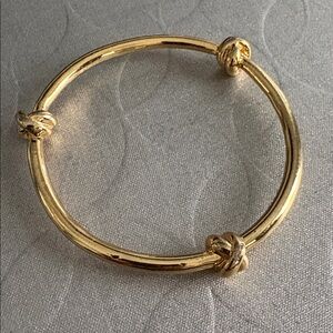 RALPH LAUREN Nautical Knot Bangle Bracelet in Gold Colour